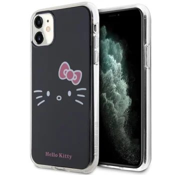 Hello Kitty iPhone 11 / XR Case IML Kitty Face, Black