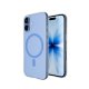 Puro Lite Mag Case for iPhone 17 with MagSafe, Transparent with Blue Ring