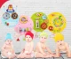 Educational Toy Wooden Manipulation Sensory Montessori Busy Board, Caterpillar