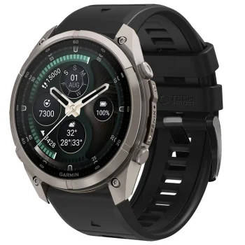Tech-Protect Silicone strap for Garmin Fenix, 51 mm, black