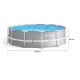 INTEX 26716 Frame Swimming Pool Set 366 x 99 cm, 18-in-1 Bundle, Grey