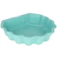 2-in-1 Shell Sandpit and Pool Twins, 160x87.5x19.5 cm, mint