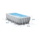 Intex 26790 Rectangular Frame Garden Pool Set, 400 x 200 x 122 cm