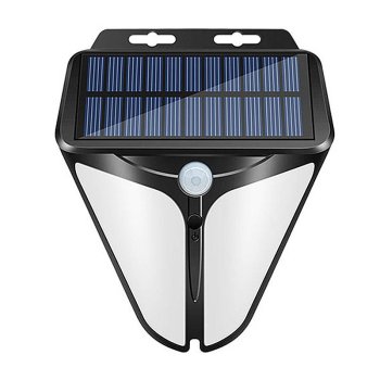 Superfire FF11-F Dārza Āra Apgaismojums Nakts Lampa ar Saules Bateriju un Kustības Sensoru 300lm | Solar Outdoor...