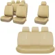 Eco Leather Car Seat Covers, Beige