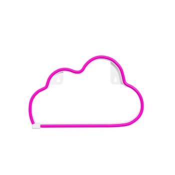 Cloud Neon Sign Neolia NNE25 for Wall Decor, Pink