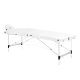 Balance 3-Segment Foldable Aluminum Massage Table, White
