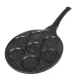 Ruhhy 19317 Egg and Pancake Pan with Emoji Faces, 26 cm, Black