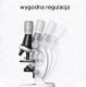 Educational kids\' microscope with LED lighting, 1200x magnification, black