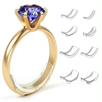 Invisible Ring Size Adjuster for Loose Rings, 8 Pack