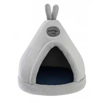 Teepee Pet Bed for Dogs and Cats, Plush, 45 cm
