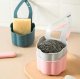 Kitchen Sink Organizer for Sponges and Rags, Gray
