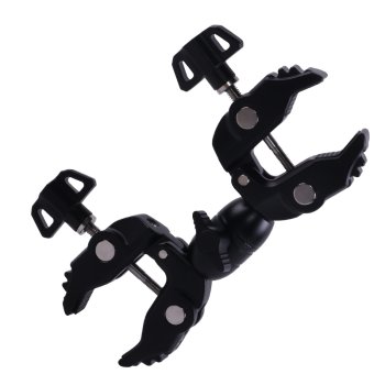 Double-sided clamp holder  the camera - black