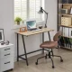 Computer Desk for Home Office Gaming Industrial Style, Sonoma Oak