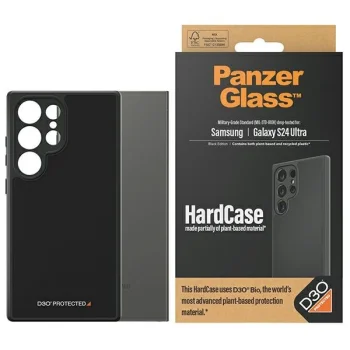 PanzerGlass HardCase with D3O® Bio and Military Grade Certification for Samsung Galaxy S24 Ultra - Transparent and...