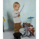 Kruzzel XL 22464 Kids Drum Set with 5 Drums and Stool