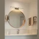 Over the Mirror LED Lamp Light for Bathroom 40cm, Black