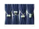 Magnetic Curtain Tiebacks, Green, 2 pcs