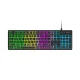 Wozinsky WKG-200 RGB Membrane Gaming Keyboard with Volume Wheel, Black