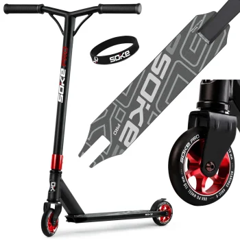Soke Pro Stunt Scooter, Red