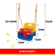 Kruzzel 3-in-1 Kids Swing, up to 30 kg