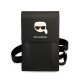 Karl Lagerfeld Metal Karl Head Phone Bag - Black