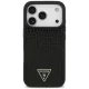 Guess Croco Triangle Logo MagSafe case for iPhone 18 Pro and 17 Pro, black