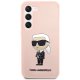 Karl Lagerfeld Samsung Galaxy S23 Case Silicone Ikonik, Pink