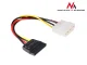 Maclean MCTV-633 Power Adapter Cable, Molex to SATA, 15cm