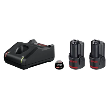 Bosch 2x GBA 12V 3.0Ah Batteries & GAL 12V-40 Charger Kit