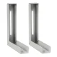 Maclean MC-923 Projector Screen Wall Mount Bracket Set, Steel, up to 25 kg, White