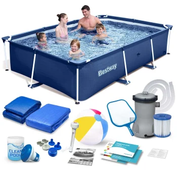 Bestway 56403N Frame Pool 259x170x61 cm, 15-in-1 Set