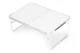 MultiGarden Small Folding Camping Table 60x40 cm, White