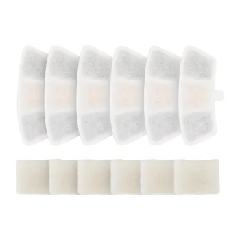 Oneisall PW04 Pet Fountain Water Filters, 6 Pcs