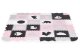 Foam Puzzle Play Mat with Fence for Ball Pit 36 Tiles ECOTOYS