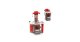 Smoby mini Tefal OpenCook 312202 Children Kids Toy Plastic Kitchen With Sound and Accessories, Red