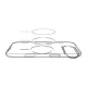Spigen iPhone 17 / 17 Air Case Liquid Crystal Mag, Clear / White