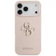 Guess Grained Big 4G & Classic Logo Case for iPhone 17 Pro Max, Pink