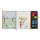 Fingerprints coloring book painting activity, 64 p. + stamps