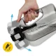 4FIZJO Sports Water Bottle 2L, Grey