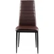 Modernhome Dining Chair Set, 4 pcs, Eco-leather, Brown