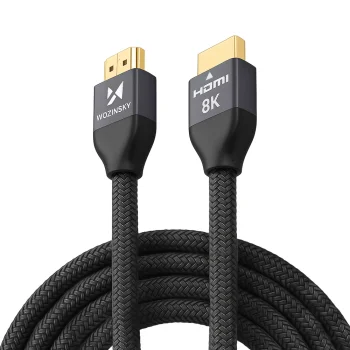 Wozinsky WHDMI-50 HDMI 2.1 Cable 8K 60Hz 48Gbps 5m, Silver