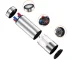 Electric Salt and Pepper Grinder with LED Light, Silver