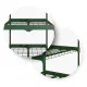 Plonos 4921 Garden Greenhouse Shelf, 69 x 49 x 125 cm, Transparent