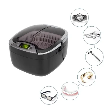 Activeshop ACD-7920 Ultrasonic Cleaner, 0.85L, 55W, Black