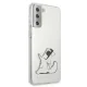 Karl Lagerfeld Samsung Galaxy S21+ Case Choupette Fun, Transparent