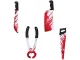 Halloween Garland with Bloody Tools, 2m