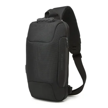 Wozinsky Premium Single Shoulder Anti-Theft City Backpack with USB, Black