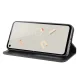 Google Pixel 4a Retro Magnetic Leather Case Cover with Card Slots, Black