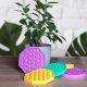 Push \"Pop it\" Bubble Fidget Antistress Tactile Sensory Toy, Yellow
